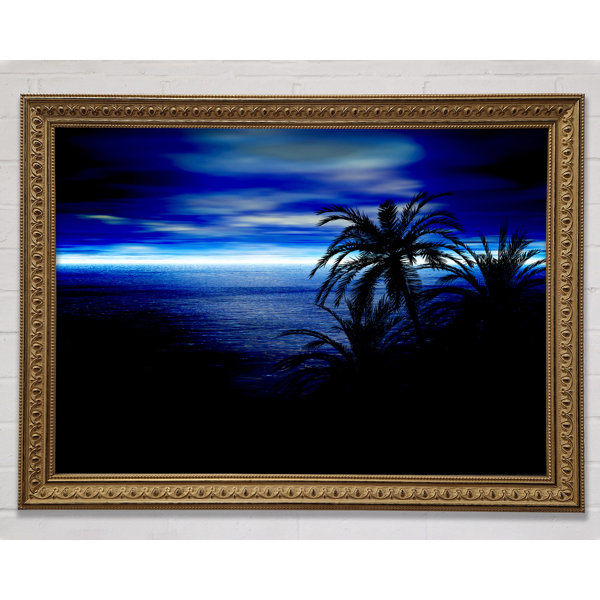 Bright Star Blue Horizon Nights Einzelne Bilderrahmen Kunstdrucke